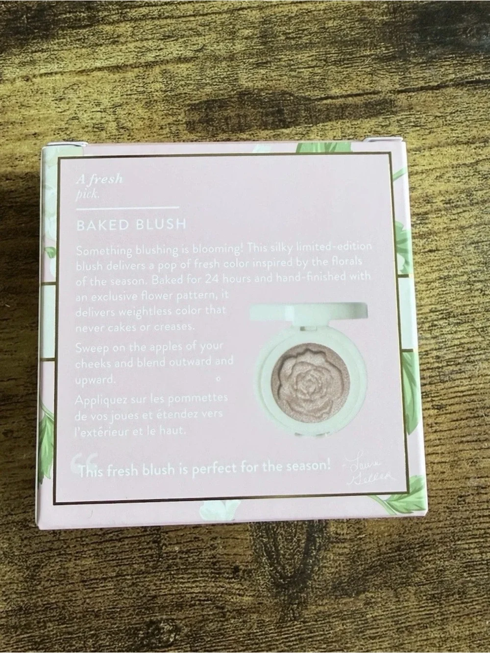 Laura Geller Draper James Limited Edition Baked Blush — Soft Pink